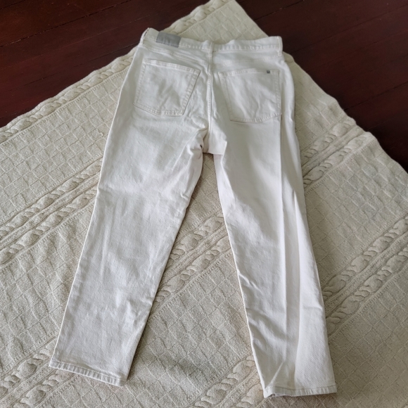 Everlane The Original Cheeky Jean size 32 Ankle Organic Cotton Ecru Ivory - Picture 9 of 12